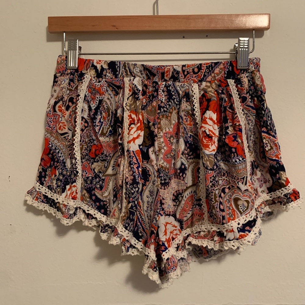 House of Three Paisley Shorts NWT